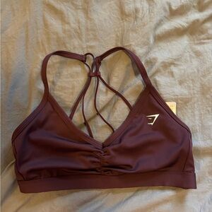 Gymshark Ruched strappy sports bra